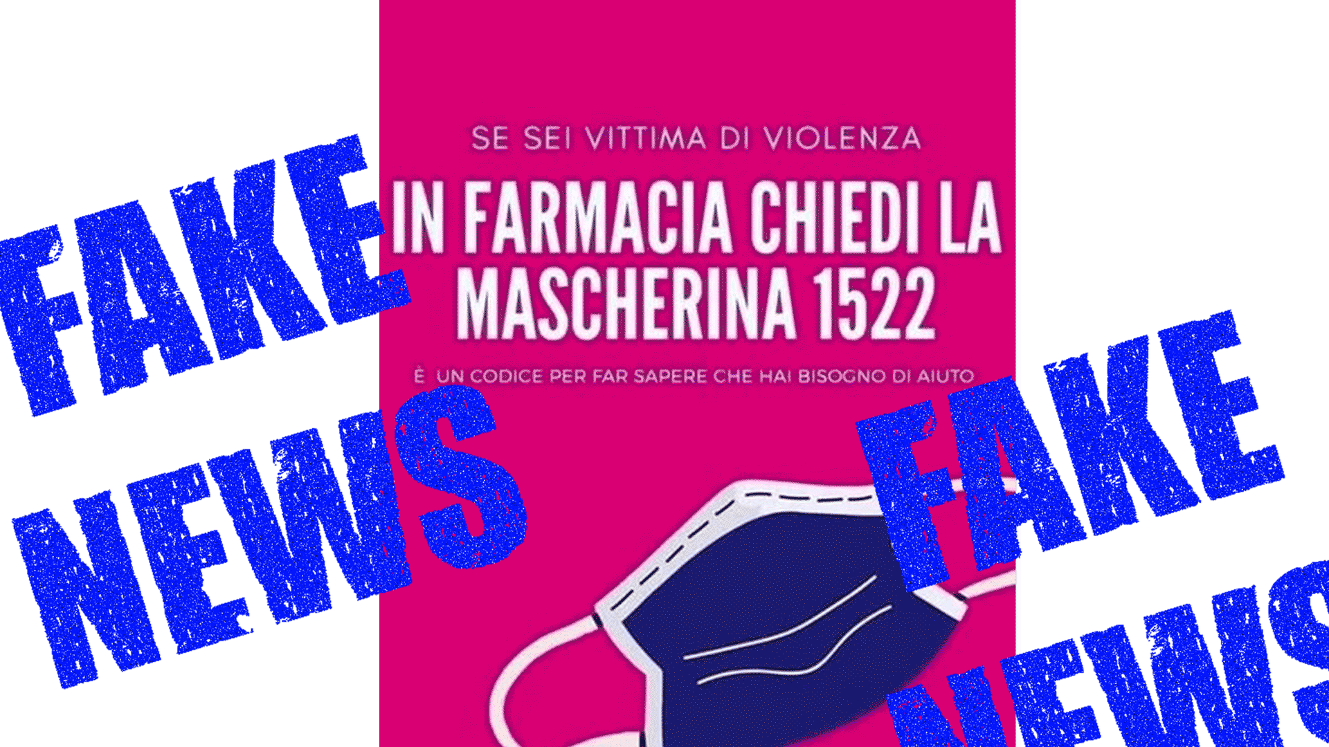Fake news mascherina 1522: nessun messaggio in codice per l’aiuto in farmacia, Fofi chiarisce