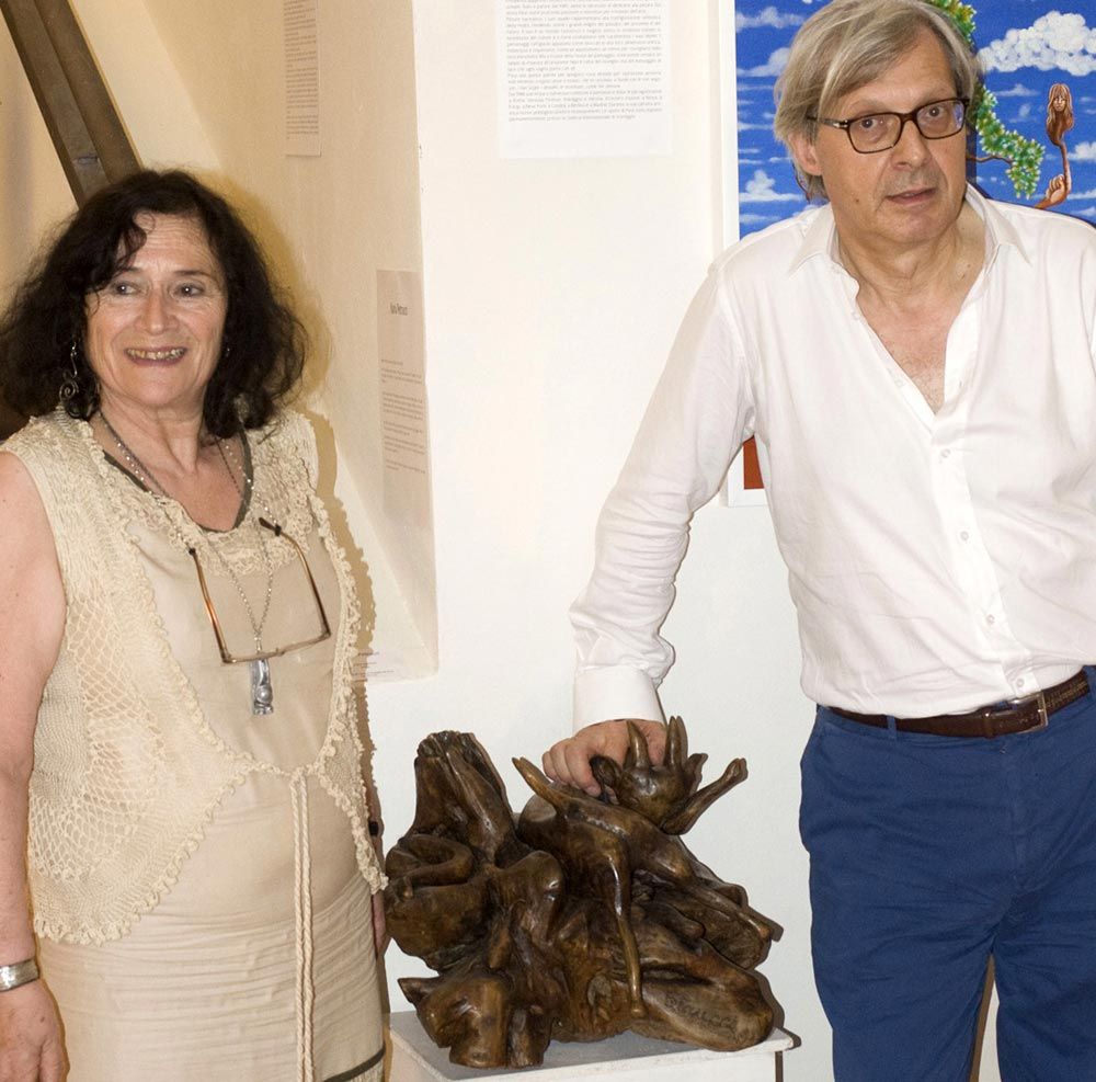 Tgcom24: Maria Petrucci, pittrice e scultrice di Spoleto Arte